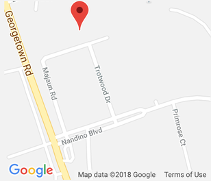 Map of Southland Printing's location at 1079 Majaun Rd, Lexington, KY.